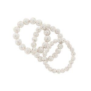 DANNIJO Silver Ariella Crystal Bracelet Set